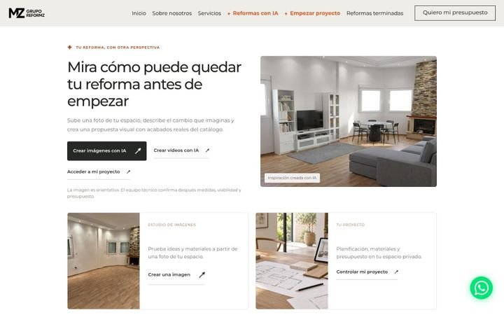 Web de Grupo Reformz